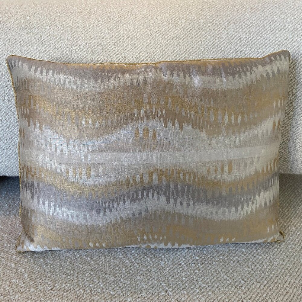 Raw Silk Throw Pillow